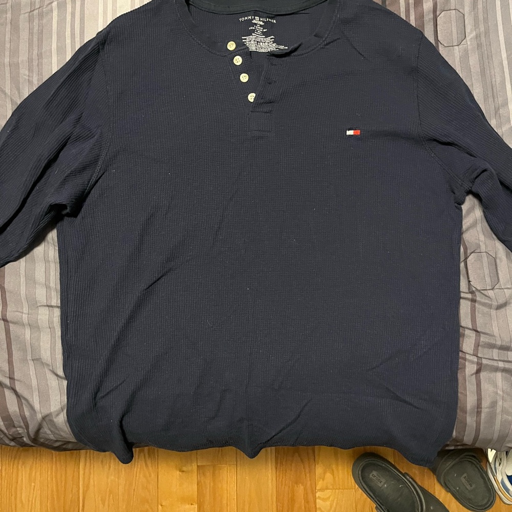 Tommy Hilfiger Blue Long Sleeve Tee